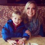 Jessica Merkt and her son, Landon.